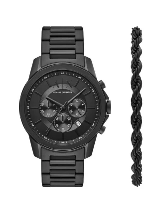 Pánské hodinky + náramek ARMANI EXCHANGE AX7163SET + BOX pánské