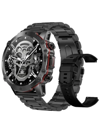 Pánské chytré hodinky Rubicon RNCF18-1 BLACK Náramek + řemínek Pánské chytré hodinky Rubicon RNCF18-1 BLACK Náramek + řemínek