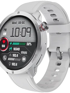 Chytré hodinky RUBICON RNCF14 Silver/White SMARUB252