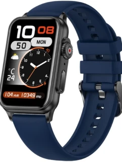 Dámské chytré hodinky RUBICON RNCF06 Black/Dark Blue SMARUB220