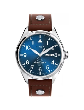 TIMEX X PAN AM® Waterbury Pánské hodinky TWG030100 + BOX TIMEX X PAN AM® Waterbury Pánské hodinky TWG030100 + BOX