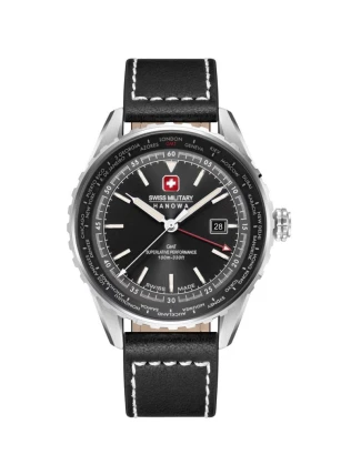 SWISS MILITARY HANOWA Afterburn GMT Pánské hodinky SMWGB0003201 + BOX