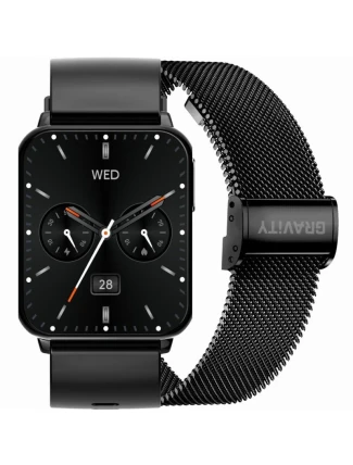 Chytré hodinky Gravity Black 2 Stripes GT17-7 Chytré hodinky Gravity Black 2 Stripes GT17-7