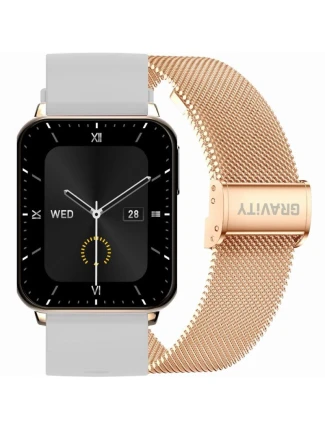 Chytré hodinky Gravity Rose Gold Grey 2 Stripes GT17-4 Chytré hodinky Gravity Rose Gold Grey 2 Stripes GT17-4