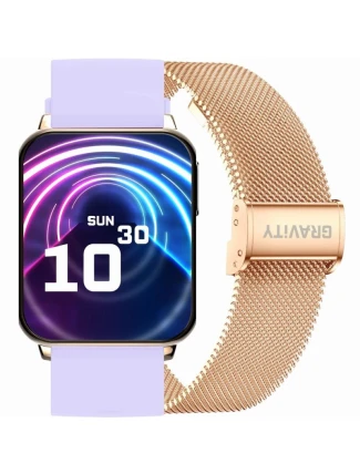 Chytré hodinky Gravity Rose Gold Purple 2 Stripes GT17-3 Chytré hodinky Gravity Rose Gold Purple 2 Stripes GT17-3