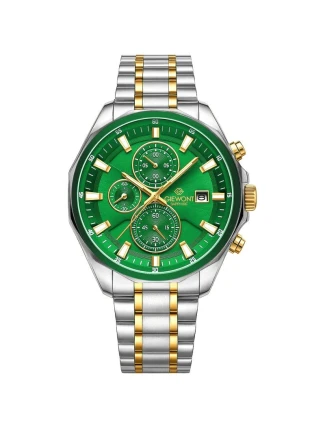 Pánské hodinky Giewont Chronograph Sapphire Silver Green GW7290-B7 Pánské hodinky Giewont Chronograph Sapphire Silver Green GW7290-B7