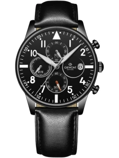 Pánské hodinky Giewont Chronograph Sapphire Black GW5630-A1