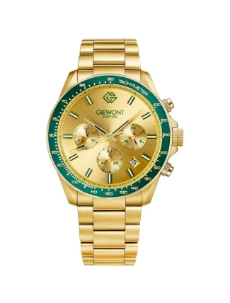 Pánské hodinky Giewont Chronograph Sapphire Gold Green GW3520-B6 Pánské hodinky Giewont Chronograph Sapphire Gold Green GW3520-B6