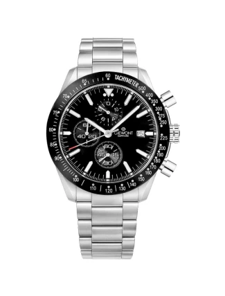 Pánské hodinky Giewont Chronograph Sapphire Silver Black GW8720-B2 Pánské hodinky Giewont Chronograph Sapphire Silver Black GW8720-B2