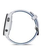 Garmin Forerunner 265 46mm Black Bezel with Whitestone Case bílé a modré hodinky Garmin Forerunner 265 46mm Black Bezel with Whitestone Case bílé a modré hodinky