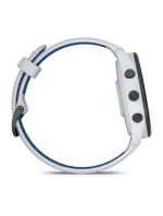 Garmin Forerunner 265 46mm Black Bezel with Whitestone Case bílé a modré hodinky Garmin Forerunner 265 46mm Black Bezel with Whitestone Case bílé a modré hodinky