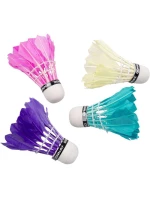 DONNAY PÉŘOVÉ BADMINTONOVÉ ŠIPKY 5KS BAREVNÉ