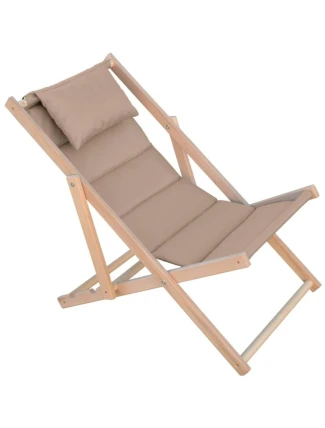 DŘEVĚNÁ DENNÍ POSTEL CLASSIC SOFT S OPĚRKOU HLAVY TAUPE