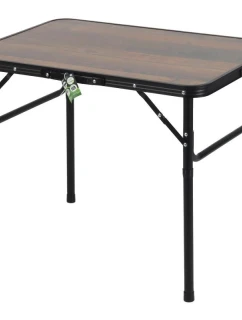 SKLÁDACÍ KEMPINGOVÝ STŮL 75X55X25-59CM DŘEVO