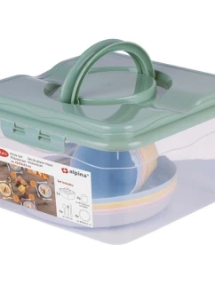 SADA TURISTICKÉHO A PIKNIKOVÉHO NÁDOBÍ 21 POLOŽEK ALPINA