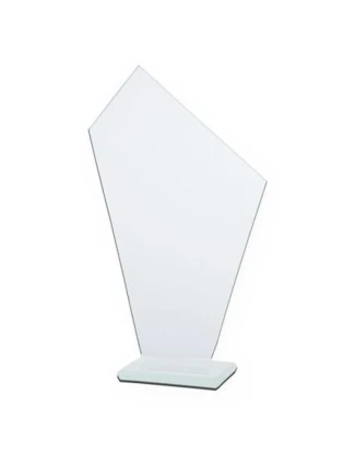Skleněná trofej s matným podstavcem