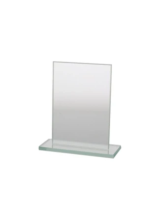 Skleněná trofej s matným podstavcem