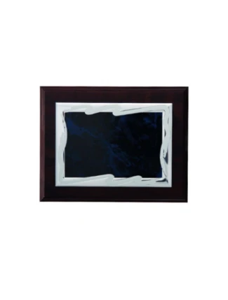 Plastový diplom s vyrytou kovovou destičkou