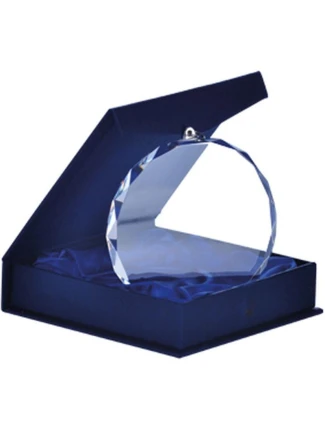 Skleněná medaile s pouzdrem