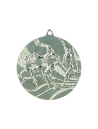 Stříbrná medaile - běh - ocelová medaile