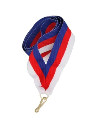 Stuha 22 mm - modrá, červená a bílá Stuha 22 mm - modrá, červená a bílá