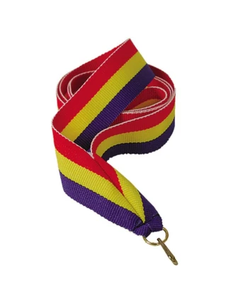 Stuha 22 mm - červeno-žluto-modrá Stuha 22 mm - červeno-žluto-modrá