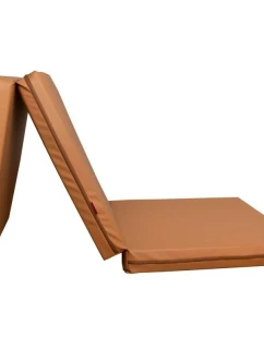 SKLÁDACÍ GYMNASTICKÁ MATRACE HNĚDÁ 180CM BENCHK