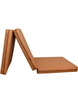 SKLÁDACÍ GYMNASTICKÁ MATRACE HNĚDÁ 180CM BENCHK SKLÁDACÍ GYMNASTICKÁ MATRACE HNĚDÁ 180CM BENCHK