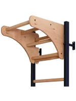 DŘEVĚNÝ KOVOVÝ GYMNASTICKÝ ŽEBŘÍK PRO 4 MADLA S DŘEVĚNOU TYČÍ BENCHK 211B DŘEVĚNÝ KOVOVÝ GYMNASTICKÝ ŽEBŘÍK PRO 4 MADLA S DŘEVĚNOU TYČÍ BENCHK 211B