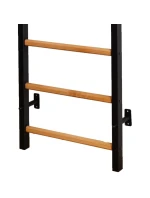 DŘEVĚNÝ KOVOVÝ GYMNASTICKÝ ŽEBŘÍK S KOVOVOU TYČÍ BENCHK 721B DŘEVĚNÝ KOVOVÝ GYMNASTICKÝ ŽEBŘÍK S KOVOVOU TYČÍ BENCHK 721B