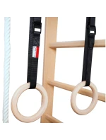 Žebřík s dřevěnou příčkou a příslušenstvím BENCHK 111+A204 dětské Žebřík s dřevěnou příčkou a příslušenstvím BENCHK 111+A204 dětské