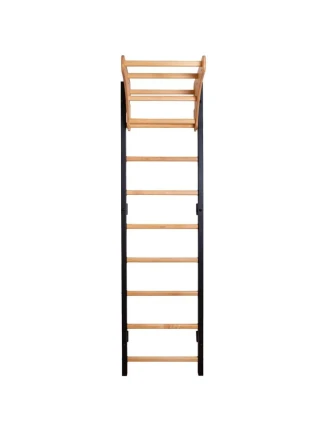 DŘEVĚNÝ KOVOVÝ GYMNASTICKÝ ŽEBŘÍK PRO 6 MADEL S DŘEVĚNOU TYČÍ BENCHK 711B DŘEVĚNÝ KOVOVÝ GYMNASTICKÝ ŽEBŘÍK PRO 6 MADEL S DŘEVĚNOU TYČÍ BENCHK 711B