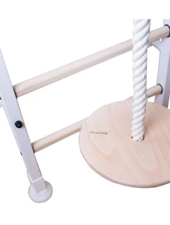 GYMNASTICKÁ TYČ GYNASTICKÁ RUKOJEŤ DĚTSKÉ PŘÍSLUŠENSTVÍ BÍLÁ MATERIÁLNÍ LAVIČKA 413 dětské