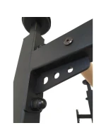 ROZKLÁDACÍ DŘEVĚNO-KOVOVÝ GYMNASTICKÝ ŽEBŘÍK S KOVOVOU HRAZDOU V DUBOVÉ LAVICI 511 ROZKLÁDACÍ DŘEVĚNO-KOVOVÝ GYMNASTICKÝ ŽEBŘÍK S KOVOVOU HRAZDOU V DUBOVÉ LAVICI 511