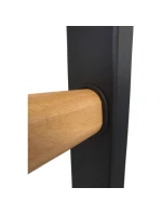 ROZKLÁDACÍ DŘEVĚNO-KOVOVÝ GYMNASTICKÝ ŽEBŘÍK S KOVOVOU HRAZDOU V DUBOVÉ LAVICI 511 ROZKLÁDACÍ DŘEVĚNO-KOVOVÝ GYMNASTICKÝ ŽEBŘÍK S KOVOVOU HRAZDOU V DUBOVÉ LAVICI 511