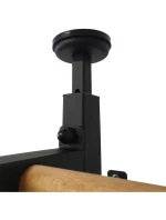 ROZKLÁDACÍ DŘEVĚNO-KOVOVÝ GYMNASTICKÝ ŽEBŘÍK S KOVOVOU HRAZDOU V DUBOVÉ LAVICI 511 ROZKLÁDACÍ DŘEVĚNO-KOVOVÝ GYMNASTICKÝ ŽEBŘÍK S KOVOVOU HRAZDOU V DUBOVÉ LAVICI 511