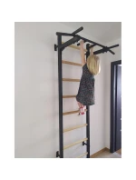 DŘEVĚNÝ KOVOVÝ GYMNASTICKÝ ŽEBŘÍK S HRAZDOU BENCHK 221B DŘEVĚNÝ KOVOVÝ GYMNASTICKÝ ŽEBŘÍK S HRAZDOU BENCHK 221B