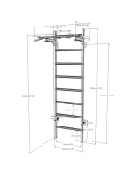 DŘEVĚNÝ KOVOVÝ GYMNASTICKÝ ŽEBŘÍK S HRAZDOU BENCHK 221B DŘEVĚNÝ KOVOVÝ GYMNASTICKÝ ŽEBŘÍK S HRAZDOU BENCHK 221B