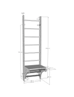 DŘEVĚNÝ ŽEBŘÍK S LAVIČKOU 112 DŘEVĚNÝ ŽEBŘÍK S LAVIČKOU 112