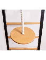 DŘEVĚNÝ KOVOVÝ GYMNASTICKÝ ŽEBŘÍK S DŘEVĚNOU HRAZDOU A PŘÍSLUŠENSTVÍM BENCHK 221B A076 DŘEVĚNÝ KOVOVÝ GYMNASTICKÝ ŽEBŘÍK S DŘEVĚNOU HRAZDOU A PŘÍSLUŠENSTVÍM BENCHK 221B A076