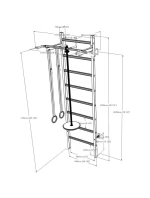 DŘEVĚNÝ KOVOVÝ GYMNASTICKÝ ŽEBŘÍK S DŘEVĚNOU HRAZDOU A PŘÍSLUŠENSTVÍM BENCHK 221B A076 DŘEVĚNÝ KOVOVÝ GYMNASTICKÝ ŽEBŘÍK S DŘEVĚNOU HRAZDOU A PŘÍSLUŠENSTVÍM BENCHK 221B A076