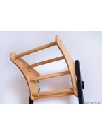 DŘEVĚNÝ KOVOVÝ GYMNASTICKÝ ŽEBŘÍK S DŘEVĚNOU LAVIČKOU 711W DŘEVĚNÝ KOVOVÝ GYMNASTICKÝ ŽEBŘÍK S DŘEVĚNOU LAVIČKOU 711W