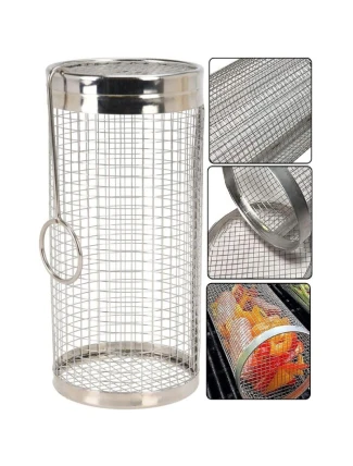 Košík na grilování zeleniny 9x9x20 cm