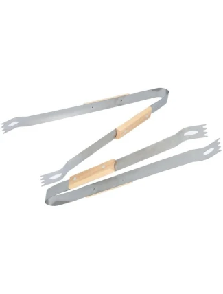 GRILOVACÍ KLEŠTĚ S DŘEVĚNOU RUKOJETÍ