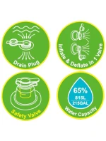 2-rodinná zaoblená radiální umyvadla s tyčemi 258x170x50 cm 51471 2-rodinná zaoblená radiální umyvadla s tyčemi 258x170x50 cm 51471