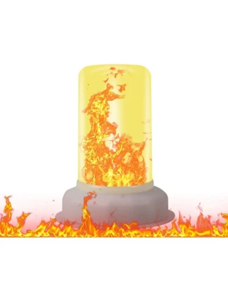 LED svíčka s efektem plamene 7,5x9,5 cm