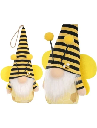 SKŘÍTEK SKŘÍTEK ŽLUTÁ VČELA 20CM PŘÍVĚSEK JARNÍ DEKORACE