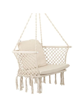 Závěsné křeslo Čapí hnízdo 78x64CM ECRU