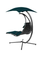HOUPACÍ KŘESLO S DEŠTNÍKEM LISBON TYRKYSOVÁ HOUPACÍ KŘESLO S DEŠTNÍKEM LISBON TYRKYSOVÁ