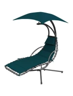 HOUPACÍ KŘESLO S DEŠTNÍKEM LISBON TYRKYSOVÁ HOUPACÍ KŘESLO S DEŠTNÍKEM LISBON TYRKYSOVÁ